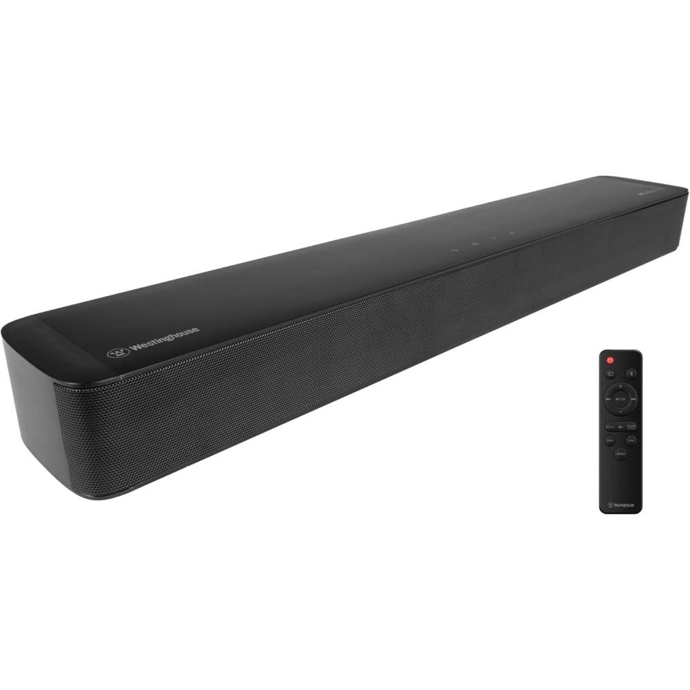 image:imageWestinghouse Sound Bar for Smart TV 20 Compact Soundbar with Dolby Atmos and Digital Plus 120W Surround Sound System for TV Home Theater Audio eArc HDMI Bluetooth Roku TV Ready20 Channel Compact Soundbar