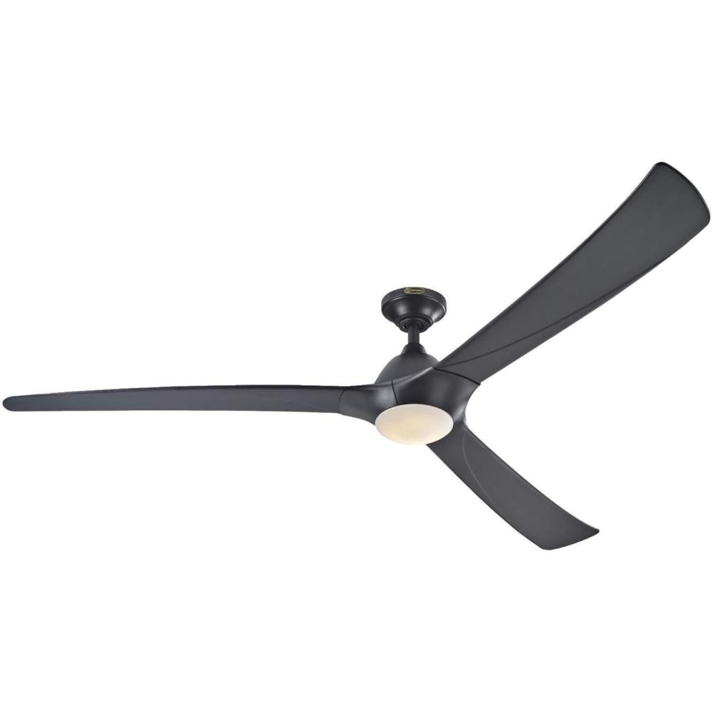 image:imageWestinghouse Techno II 72Inch Indoor DC Motor Ceiling Fan with Dimmable LED Light Kit BlackBlack