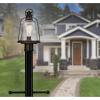 6123400 Fixture Post, Textured Black Finish(Textured Black)
