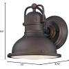 6204600 Orson One-Light Dimmable LED Outdoor Wall Fixture, Oil Rubbed Bronze Finish with Frosted Prismatic Lens(Oil-Rubbed Bronze)