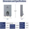 Westinghouse 11kW 240V Tankless Water Heater Electric, Up to 2.6 GPM Instant Hot Water Heater, 1-3 Point of Use Hot Water, Wi-Fi Enabled, APOLO-11k(Instant-11kW(V))