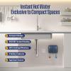 Westinghouse 11kW 240V Tankless Water Heater Electric, Up to 2.6 GPM Instant Hot Water Heater, 1-3 Point of Use Hot Water, Wi-Fi Enabled, APOLO-11k(Mini-8.0kW-B)