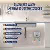 Westinghouse 11kW 240V Tankless Water Heater Electric, Up to 2.6 GPM Instant Hot Water Heater, 1-3 Point of Use Hot Water, Wi-Fi Enabled, APOLO-11k(Mini-8.0kW-G)