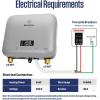 Westinghouse 11kW 240V Tankless Water Heater Electric, Up to 2.6 GPM Instant Hot Water Heater, 1-3 Point of Use Hot Water, Wi-Fi Enabled, APOLO-11k(Mini-8.0kW-G)