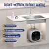 Westinghouse 11kW 240V Tankless Water Heater Electric, Up to 2.6 GPM Instant Hot Water Heater, 1-3 Point of Use Hot Water, Wi-Fi Enabled, APOLO-11k(Tank-4Gal)