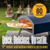 Westinghouse 12″ Electric Pizza Oven, Black