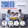 Westinghouse 12,000 BTU, 115V, 17.5 SEER2 Ductless Mini Split AC/Heating System Inverter Heat Pump with 15ft Installation Kit, White