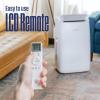 Westinghouse 12,000 BTU Air Conditioner Portable For Rooms Up To 550 Square Feet, Portable AC with Home Dehumidifier, Smart App, 3-Speed Fan, Programmable Timer, Remote Control, Window Kit,White(14 000 BTU with Heat and Smart App)