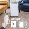 Westinghouse 12,000 BTU Air Conditioner Portable For Rooms Up To 550 Square Feet, Portable AC with Home Dehumidifier, Smart App, 3-Speed Fan, Programmable Timer, Remote Control, Window Kit,White(8 000 BTU with Smart App)