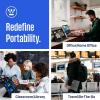 Westinghouse 15.6 Inch Portable Monitor for Laptop & Travel, 1080p, 60Hz, IPS Display, Full HD Screen with Magnetic Protective Cover, Built in Speakers, 1x Mini HDMI, 1x USB Type-C