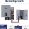 Westinghouse 18kW 240V Electric Tankless Water Heater, Instant Hot Water Heater, On Demand Hot Water, Smart WiFi Control, Works with Alexa & Google Home, ETL Certified, IPX4, Apolo-18kW(18kW)