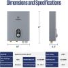 Westinghouse 18kW 240V Electric Tankless Water Heater, Instant Hot Water Heater, On Demand Hot Water, Smart WiFi Control, Works with Alexa & Google Home, ETL Certified, IPX4, Apolo-18kW(27kW（APOLO 2.0）)