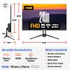 Westinghouse 22 Inch Computer Monitor, 100Hz, 1080p Full HD IPS Display, Adaptive Sync, Blue Light Protection, Home Office PC Screens with Built in Speakers, HDMI, VGA, for Work & Productivity(24 Inch)