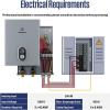Westinghouse 27k 240V Electric Tankless Water Heater, Instant Hot Water Heater, On Demand Hot Water, Smart WiFi Control, Works with Alexa & Google Home, APOLO-27k(24kW（APOLO）)