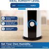 Westinghouse 28-inch Cool Mist Ultrasonic Tower Humidifier, 6L Top Fill Air Humidifier with Essential Oil Diffuser, Adjustable Mist Volume for Large Bedrooms