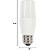 Westinghouse 3319920 60-Watt Equivalent T7 Bright White LED Light Bulb with Medium Base, Frost, 4 Count (Pack of 1)(1 Count (Pack of 1))