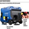 Westinghouse 5000 Peak Watt Super Quiet Portable Inverter Generator, Wheel & Handle Kit, RV Ready 30A Outlet, Gas Powered, CO Sensor, Parallel Capable,Blue(5000 Watts – Gas Only – Recoil Start)