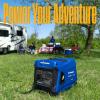 Westinghouse 5000 Peak Watt Super Quiet Portable Inverter Generator, Wheel & Handle Kit, RV Ready 30A Outlet, Gas Powered, CO Sensor, Parallel Capable,Blue(5000 Watts – Gas Only – Recoil Start)