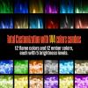 Westinghouse 50inch Electric Fireplace, Realistic Flame&Log Set, Compatible with Alexa & Google Home, Wall Mount or Recessed, 24 Hour Timer, Color Changing Flames, 750W/1500W Indoor Heater (50inch)(50inch)