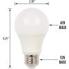 Westinghouse 5230000 14 Watt (100 Watt Equivalent) A19 Bright White LED Light Bulb, Medium Base, 2 Pack, Clear