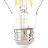 Westinghouse 5316500 6.5 Watt (60 Watt Equivalent) A19 Dimmable Clear Filament LED Light Bulb, Medium Base, Single(2700k Clear)