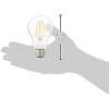 Westinghouse 5316500 6.5 Watt (60 Watt Equivalent) A19 Dimmable Clear Filament LED Light Bulb, Medium Base, Single(2700k Clear)