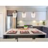 Westinghouse 6106500 One-Light Indoor Mini Pendant, Brushed Nickel Finish with Clear Glass, White