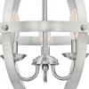 Westinghouse 6110400 Stella Mira Three-Light Pendant, Antique Ash(Brushed Nickel)