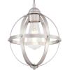 Westinghouse 6110700 Stella Mira Vintage One-Light Indoor Mini Pendant Light Antique Ash Finish, Brushed Nickel(Brushed Nickel)