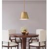 Westinghouse 6111600 Derose Transitional One-Light Indoor Pendant Light Brushed Nickel Finish(Brushed Brass)