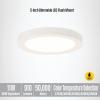 Westinghouse 6112000 Traditional One-Light, 7 Inch 17 Watt Dimmable LED Indoor Flush Mount Fixture with Color Temperature Selection White Finish, White Frosted Shade(White)