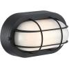 Westinghouse 6113600 Traditional One-Light Dimmable LED Outdoor Wall Light, Textured White Finish, White Glass(Textured Black)