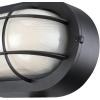 Westinghouse 6113600 Traditional One-Light Dimmable LED Outdoor Wall Light, Textured White Finish, White Glass(White)