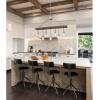 Westinghouse 6116400 Elway Vintage-Style Seven-Light Indoor Chandelier, Antique Ash Finish with Matte Brushed Gun Metal Accents(Barnwood & Galvanized Steel)