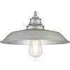Westinghouse 6116600 Iron Hill Vintage-Style One-Light Indoor Pendant Light, Oil Rubbed Bronze Finish with Highlights, Clear Seeded Glass(Galvanized Steel)
