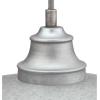 Westinghouse 6116600 Iron Hill Vintage-Style One-Light Indoor Pendant Light, Oil Rubbed Bronze Finish with Highlights, Clear Seeded Glass(Galvanized Steel)