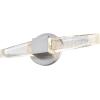 Westinghouse 6118300 Cava Modern One-Light 15 Watt LED Indoor Wall Sconce Fixture, Brushed Nickel Finish, Bubble Glass
