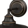 Westinghouse 6121600 Iron Hill Vintage-Style One Light Outdoor Wall Fixture, Black-Bronze Finish with Highlights, Clear Glass 9-Inch(12-Inch)