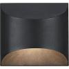 Westinghouse 6122800 Nardella Transitional One Light Dimmable LED Outdoor Wall Fixture, Textured Black Finish, Dark Sky Friendly