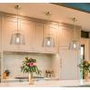 Westinghouse 6125100 Hallein Transitional One Light Indoor Pendant, Champagne Brass Finish, Smoke Grey Glass