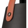 Westinghouse 6125300 Pasco Contemporary One Light Indoor Mini Pendant, Black-Bronze Finish with Leather Strap