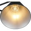 Westinghouse 6125400 Trocadero Traditional One Light Swing Arm Wall Fixture with On/Off Switch, Matte Black Finish