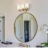 Westinghouse 6126700 Sylvestre Transitional Three Light Wall Fixture, Champagne Brass Finish, Frosted Glass(Champagne Brass)