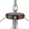 Westinghouse 6127500 Oak Lane Vintage-Style One Light Indoor Pendant/Semi-Flush Mount Ceiling Fixture, Barnwood Finish with Galvanized Steel Accents