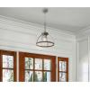 Westinghouse 6127500 Oak Lane Vintage-Style One Light Indoor Pendant/Semi-Flush Mount Ceiling Fixture, Barnwood Finish with Galvanized Steel Accents