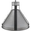 Westinghouse 6128400 Pennsauken Vintage-Style One Light Indoor Pendant, Industrial Steel Finish with Iron Accents