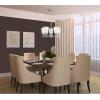 Westinghouse 6128800 Reynaldo Transitional Five Light Indoor Chandelier, Brushed Nickel Finish, Frosted Glass