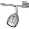 Westinghouse 6129500 Borgata Contemporary Four Light LED Track Light Kit, Brushed Nickel Finish