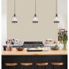 Westinghouse 6129800 Tarrant Craftsman-Style One Light Indoor Mini Pendant, Black-Bronze Finish, Clear Seeded Glass with Barnwood Band