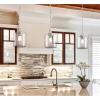 Westinghouse 6130000 Judd Transitional One Light Indoor Mini Pendant, Brushed Nickel Finish, Clear Glass